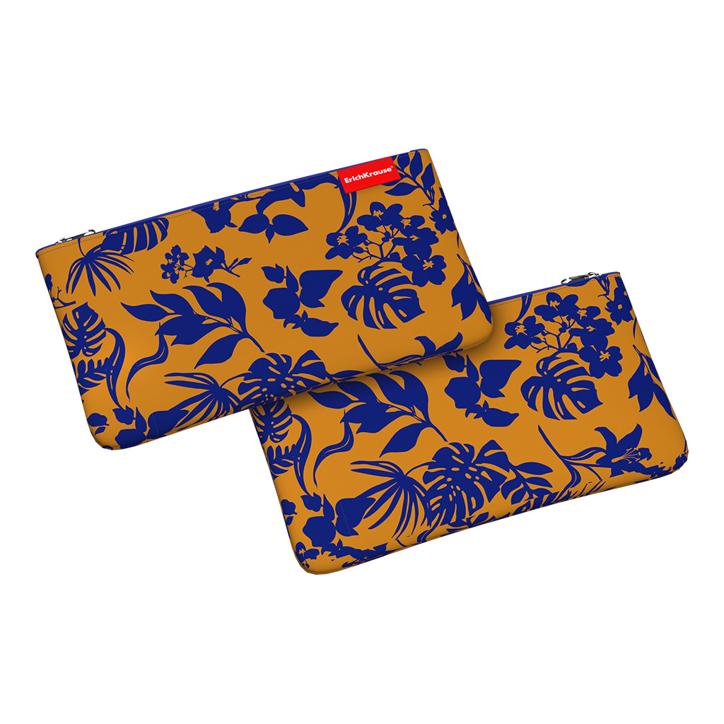 Пенал конверт ErichKrause® Light 220×120мм Velvet Flowers