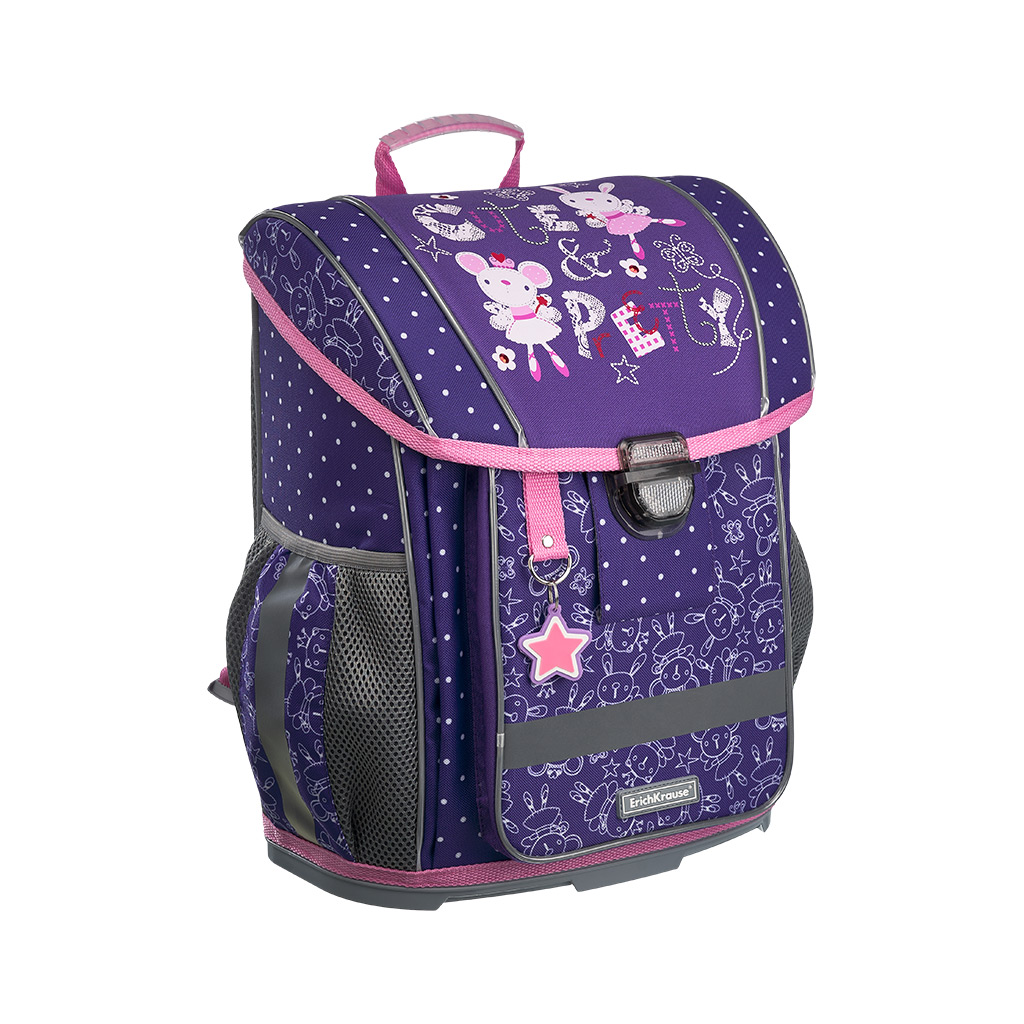 Ученический ранец с пластиковым дном ErichKrause® ErgoLine® 16L Cute&Pretty